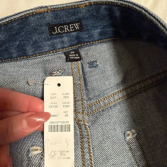 J.Crew High Rise Barrel Leg Jeans - Picture 4 of 6